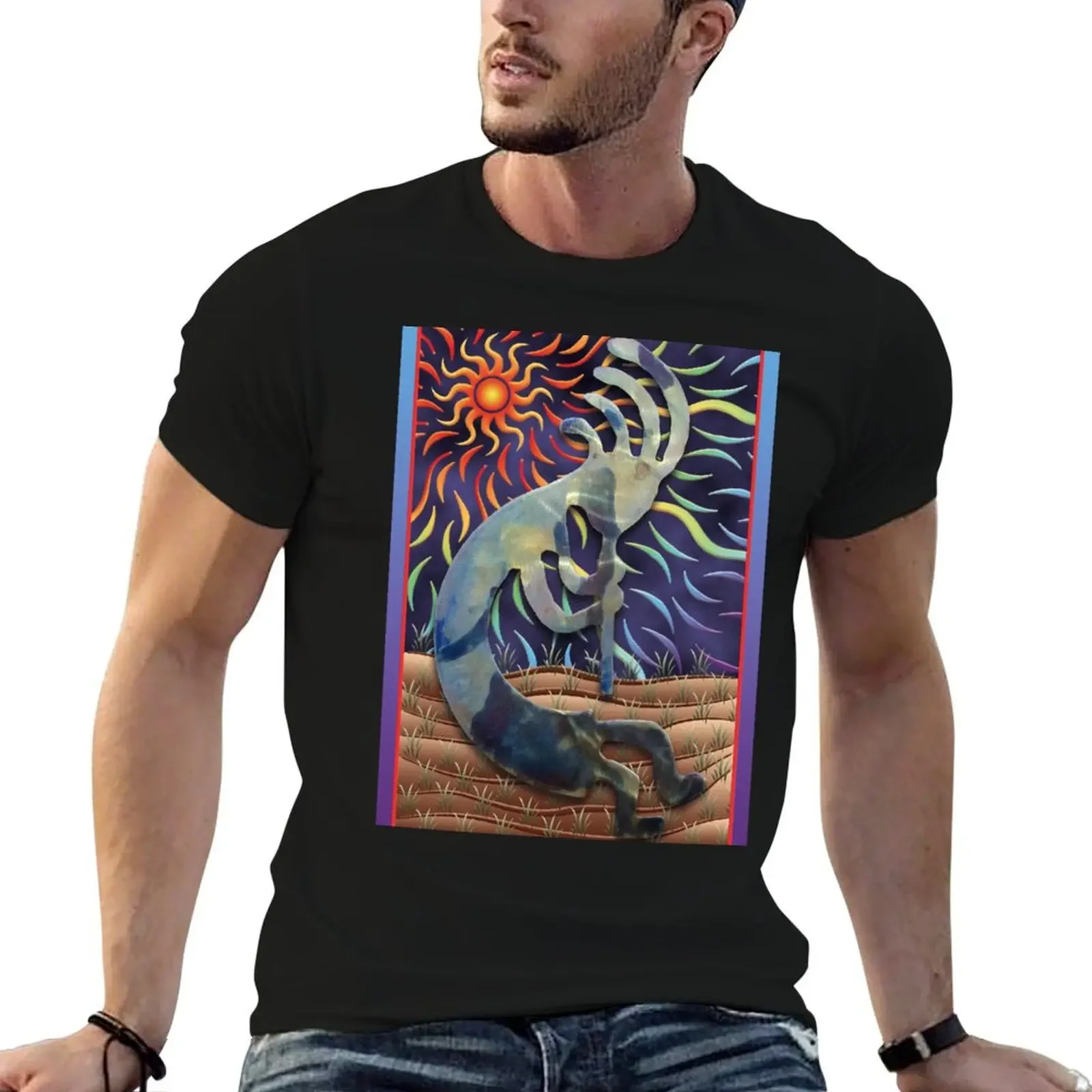 

Kokopelli Spring T-Shirt anime Man t-shirt Personalized t-shirt boys whites mens champion t shirts