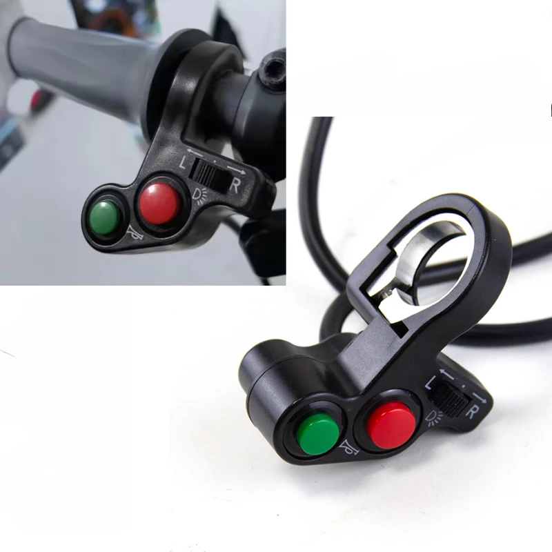 

Universal Motorcycle7/8" Handlebar Horn Turn Signals Lights Controller Switch Modified Parts Handlebar Switch