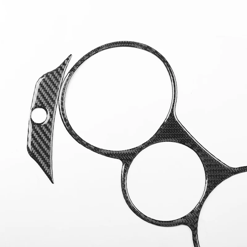 JHZ for Suitable For SEAT LEON 05-12 Speedometer Enclosure With 2 Pieces Of Universal True Carbon Fiber For Left And Right Drivi
