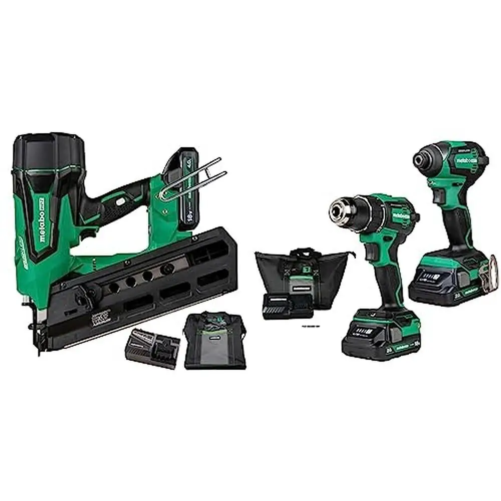 

18V MultiVolt™ Cordless Framing Nailer & Driver Combo Kit Brushless Motor LED Light Fasteners Battery Gauge Pro Preferred Award