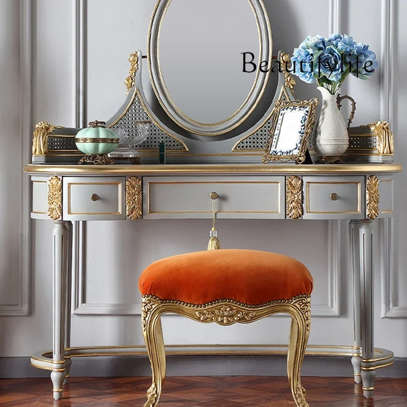 

Funky Storage Dressing Table Mirror Modern Vanity Dressers Drawers Home Luxury Penteadeira Compact Vestidores Trendy Furniture