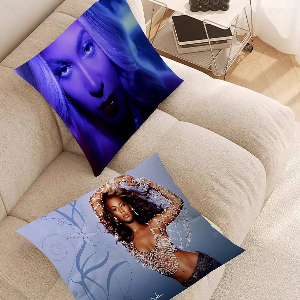 Singer B-Beyonce Personalized Pillow Dust Cover Bedroom Kids Party Decoration Pillowcase Birthday Children Gift
