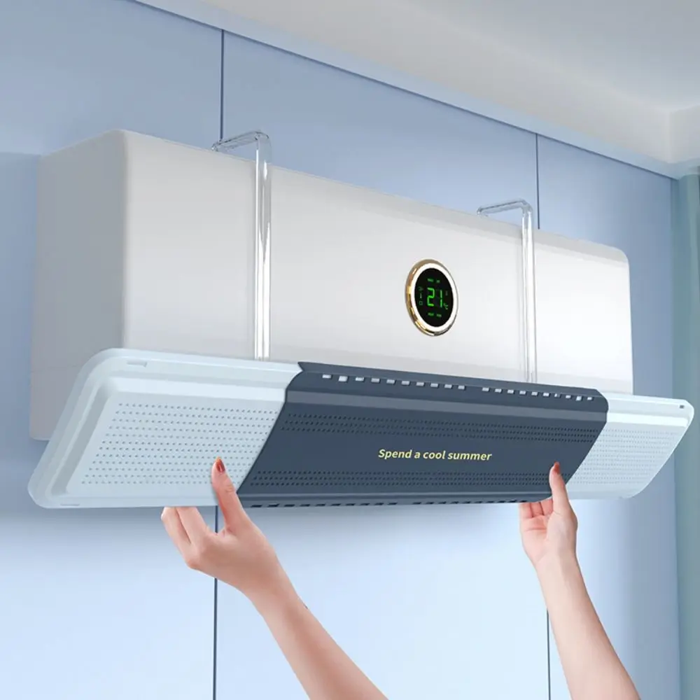 

Adjustable Air Conditioner Windshield Expandable Hanging Scalable Air Guide Plate Silent Windproof Air Conditioner Outlet Baffle