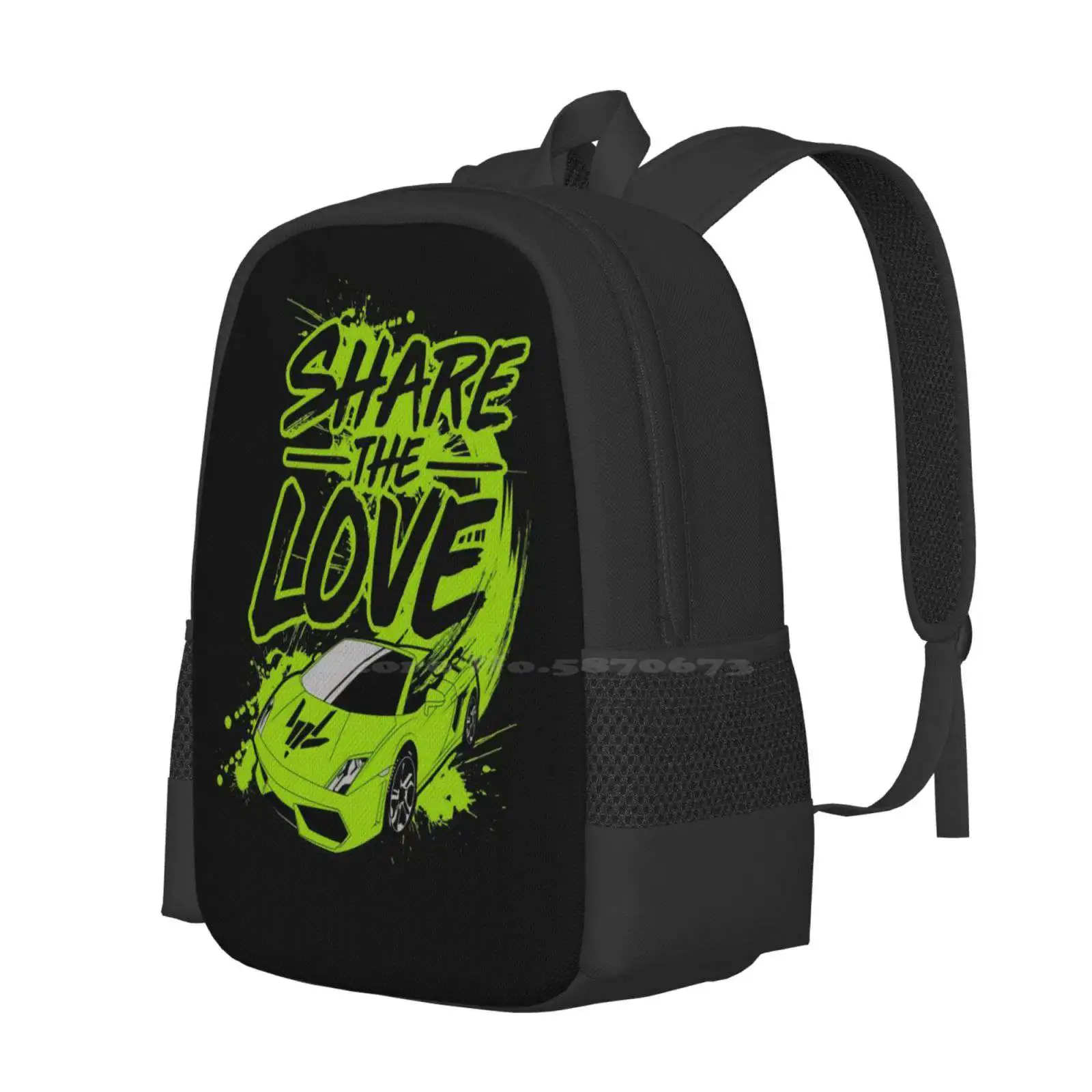 Condividi l'amore Sharerghini zaino per borsa da viaggio per Laptop scuola studente condividi l'amore condividi l'amore condividi l'amore condividi l'amore