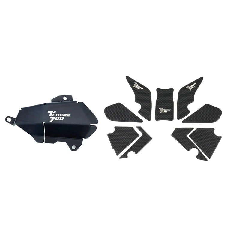 Newengine Guard Cover Set With Side Fuel Tank Stickers Pad Stickers For YAMAHA Tenere 700 XT700Z XTZ 700 T7 T700 19-21