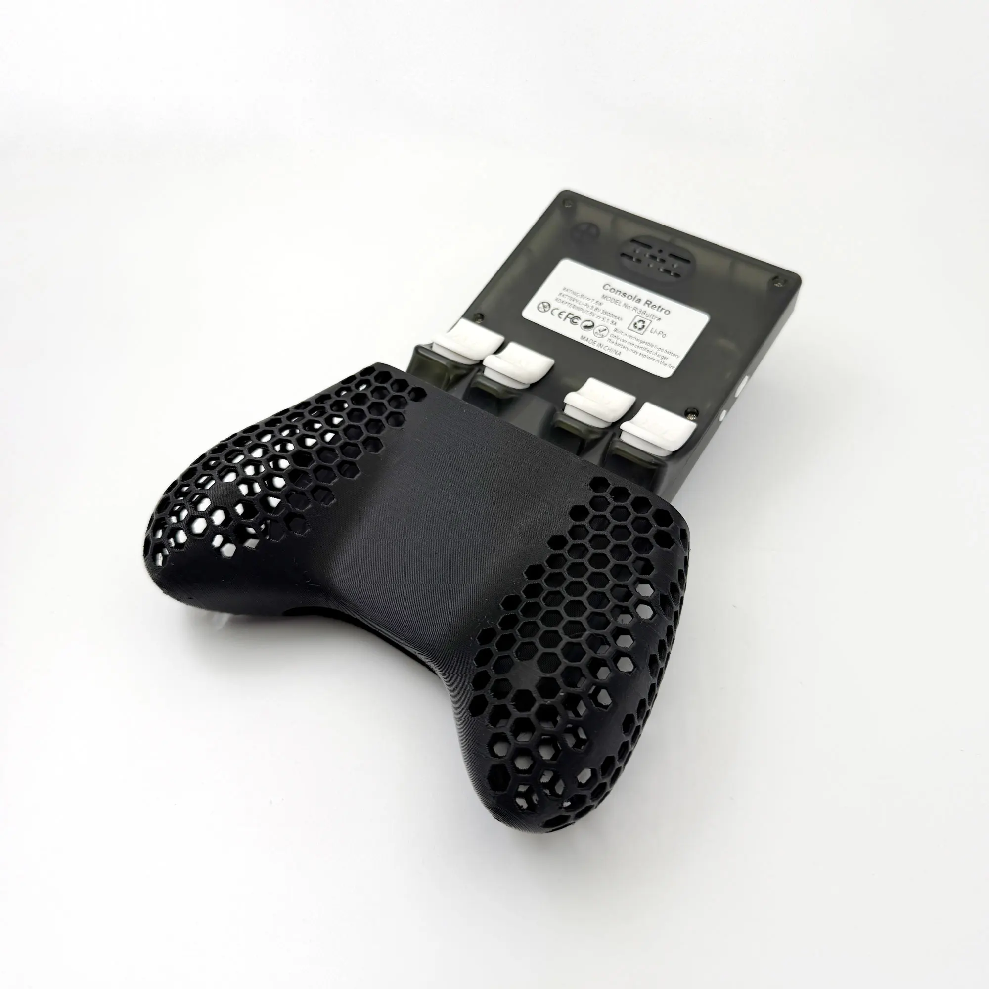 R36Ultra Grip Hollow Design Delivers More Comfortable Holding Experience 3D Printed Grip For R36 Ultra Console DIY Accessories