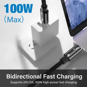 Fast charging, PD, 100W, data charger, USB, type C, video, 8k, thunderbolt 4 cable for iPhone, 15, iPad, MacBook, PS5, Xbox, EGPU, 60Hz, certificate 10 Main Sales PS5 Glasses VR - №9