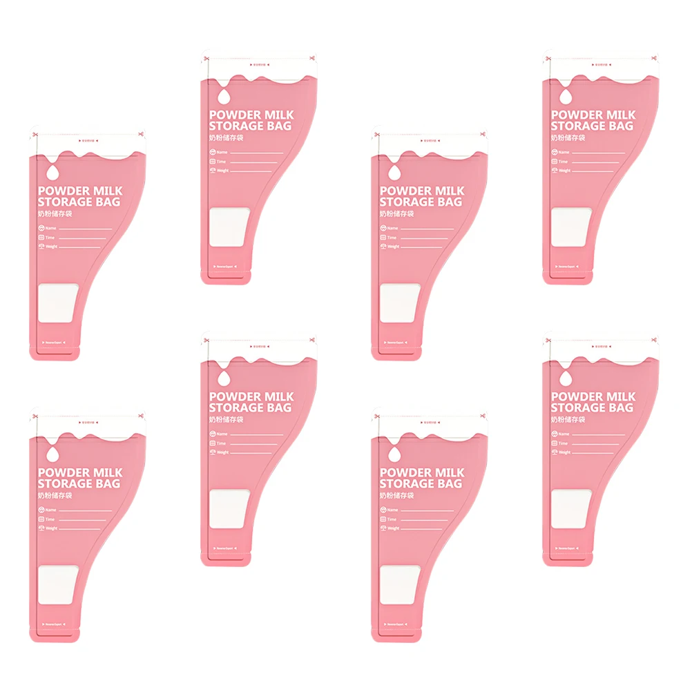 

30 Pcs Disposable Baby Formula Storage Bags Portable Milk Powder Container Pink Travel Safe Use Baby Food Containers