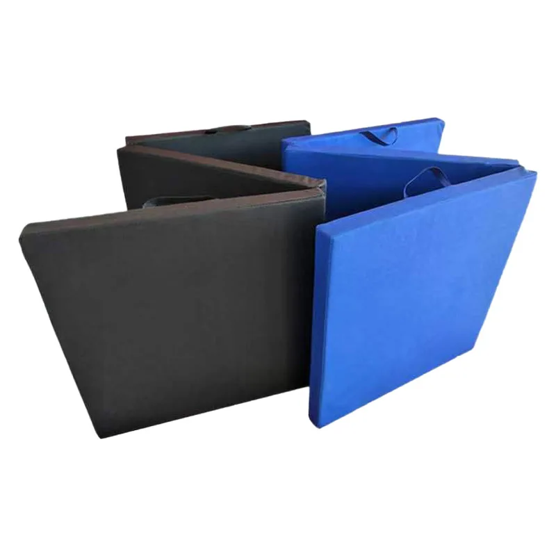 Extra Thick Foldable Gymnastics Mat 2 Inch High Density EVA Yoga Pilates Exercise Floor Mat with Carry Handles Portable
