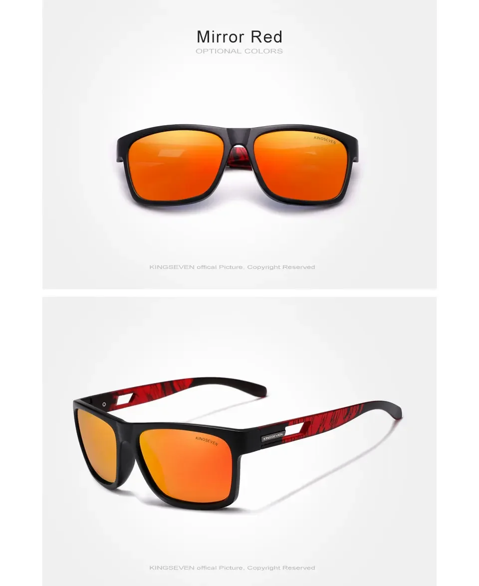 KINGSEVEN Mode Zebra Muster Sonnenbrille Männer Polarisierte Anti-UV400 Sonnenschutz Gläser Frauen Kausalen Outdoor Fahren Brillen – Detail 10