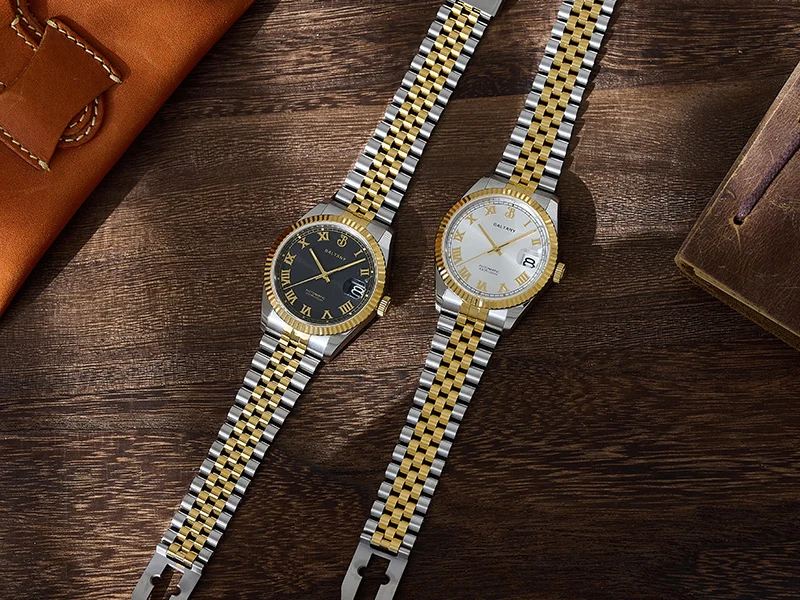Baltany Men Automatic Watch 39mm Retro Pilot Mechaical Wristwatch Sapphire 10Bar Waterproof Luminous NH35