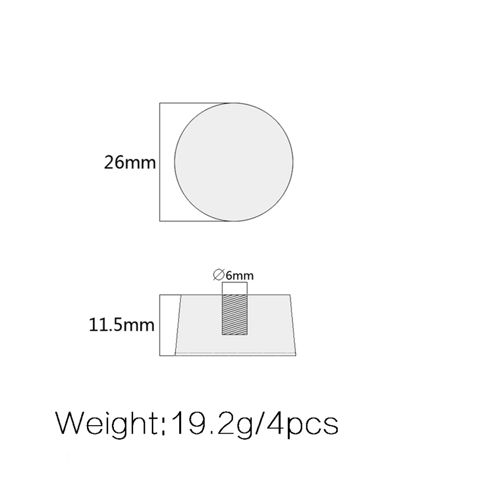 

4 PCS/ Electric Large Round String Button Volume Knob Guitar and Tone Knobs Parts