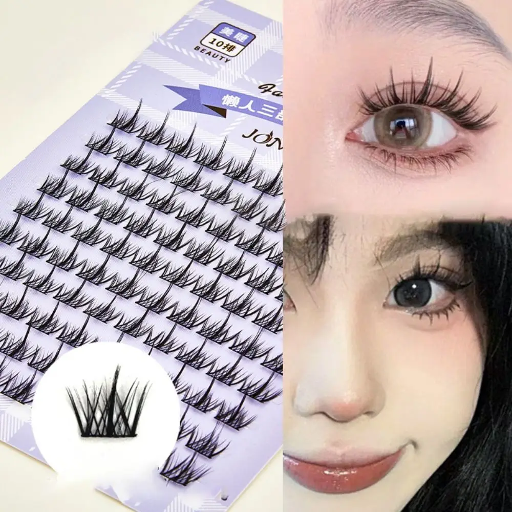 Natural Sunflower False Eyelashes Lovable Clusters Segmented Eye Lashes Large Capacity Hard Stem Lazy Trilogy Fake Eyelashes