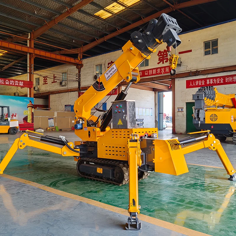 Factory supply mini crane spider 5 ton mini spider crane from China