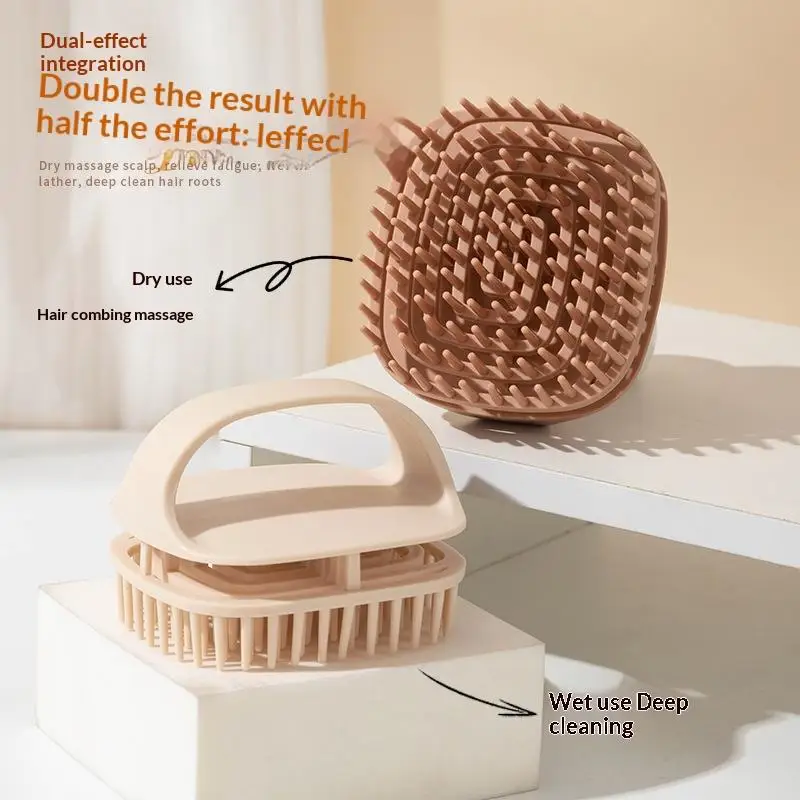 1Pcs Shampoo Brush Bath Massage Scalp Comb Clean The Scalp Household Dandruff Bath Brush Salon Hairdressing Tool〔HMA58〕