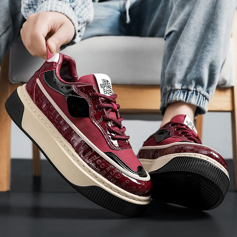 

2025 New Versatile Breathable Casual Sports High Quality Trendy Fashion Thick Bottom Comfortable Men's Shoes Trendy