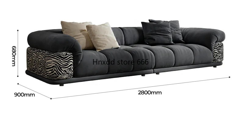 

French fabric sofa living room retro small apartment home