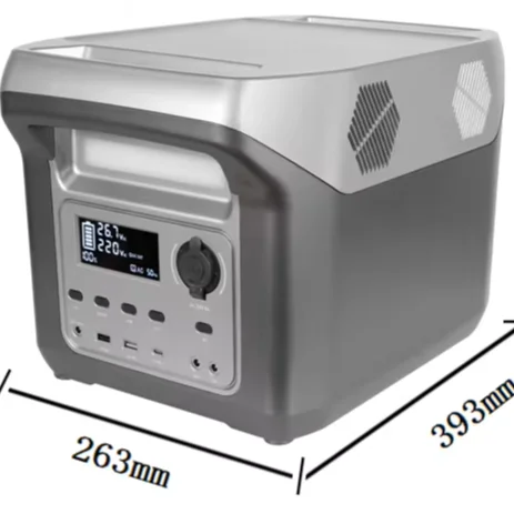 

Portable 600W Black Solar Power Station with LED Lighting Emergency Backup System for Home for Camping and Outdoor Use