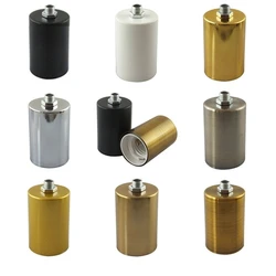 2 pieces colors Factory price vintage E27/E26 iron lamp holder socket size 40X60 with plastic wick DIY lighting fitting
