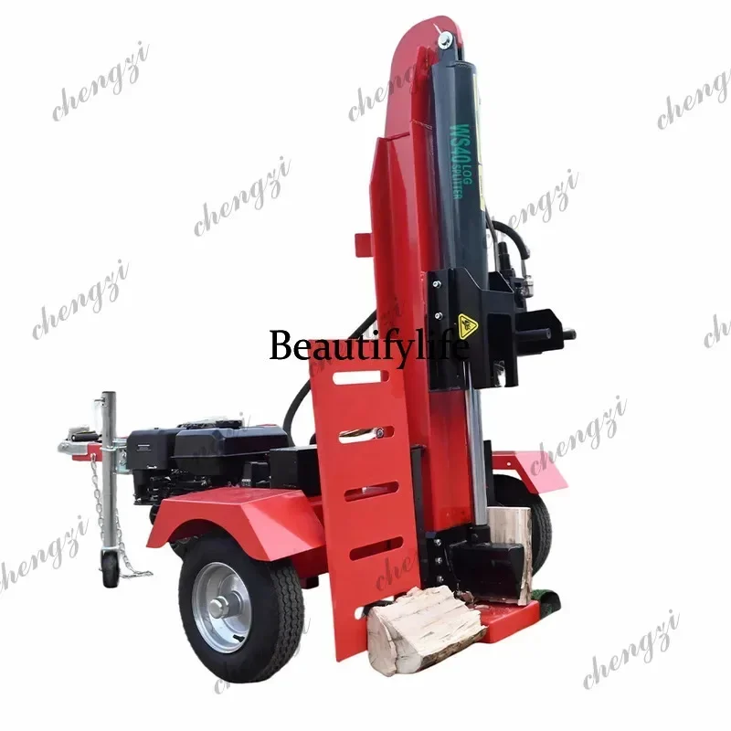 dd182dd182DD18240 Tons Double Handle Wood Chopping Machine Vertical and Horizontal Dual-purpose Firewood Chopping Artifact Wood