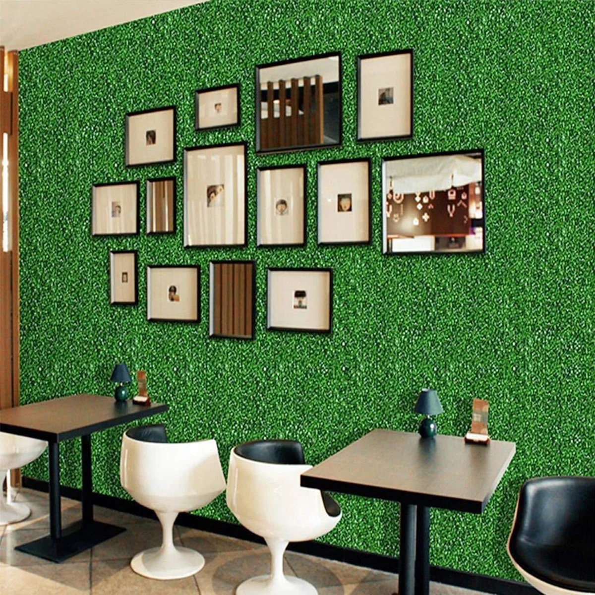 1pc Artificial Plant Milan Grass Privacy Screen Wall Panels Eucalyptus Lawn Outdoor Indoor Garden Fence Wedding Background Decor