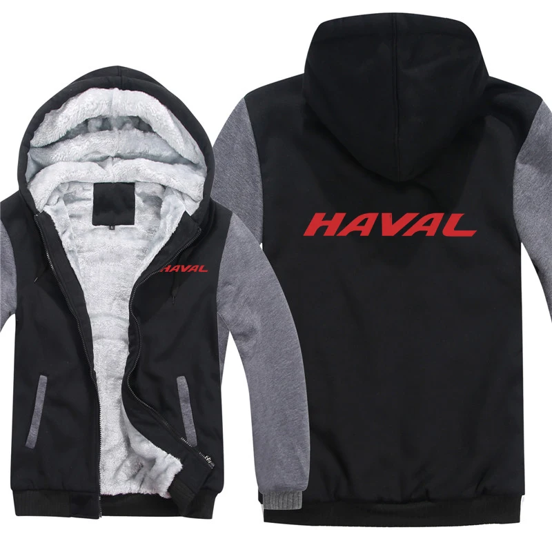 HAVAL Hoodies Fashion Jacket Winter Men Wool Liner Thick Car HAVAL