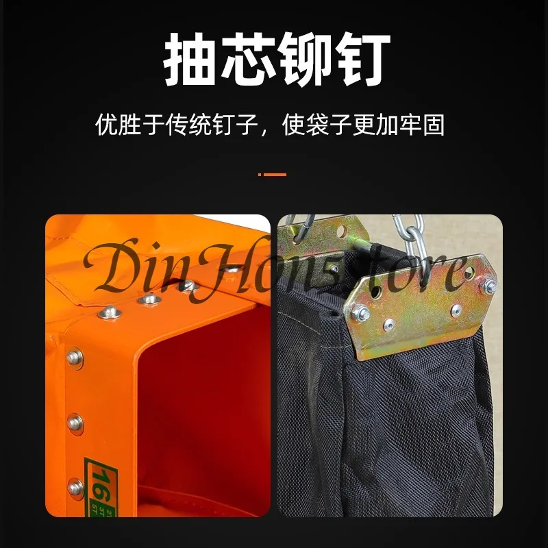 Thickened wear-resistant inverted chain hoist pocket, driving hanging storage chain bag wholesale crane crane