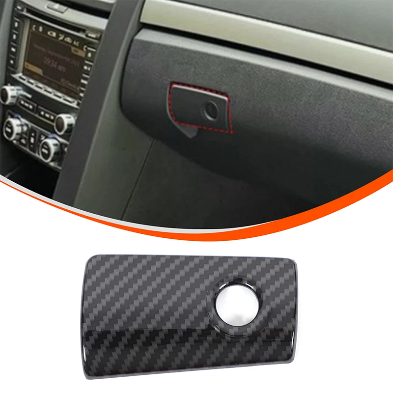 ل بونتياك بونتياك G8 2008-2009 صندوق القفازات ملصق مفتاح صندوق قفازات السيارة صندوق تخزين لاصقة تزيين نمط ألياف الكربون