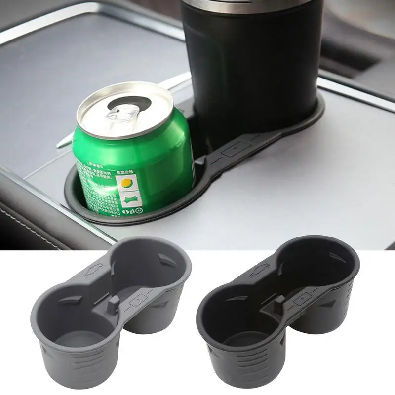 Upgrade Silicone Cup Holder for Tesla Model 3 Y Central Control Drinks Limiter Center Console Car Interior Accessories 2021-2023