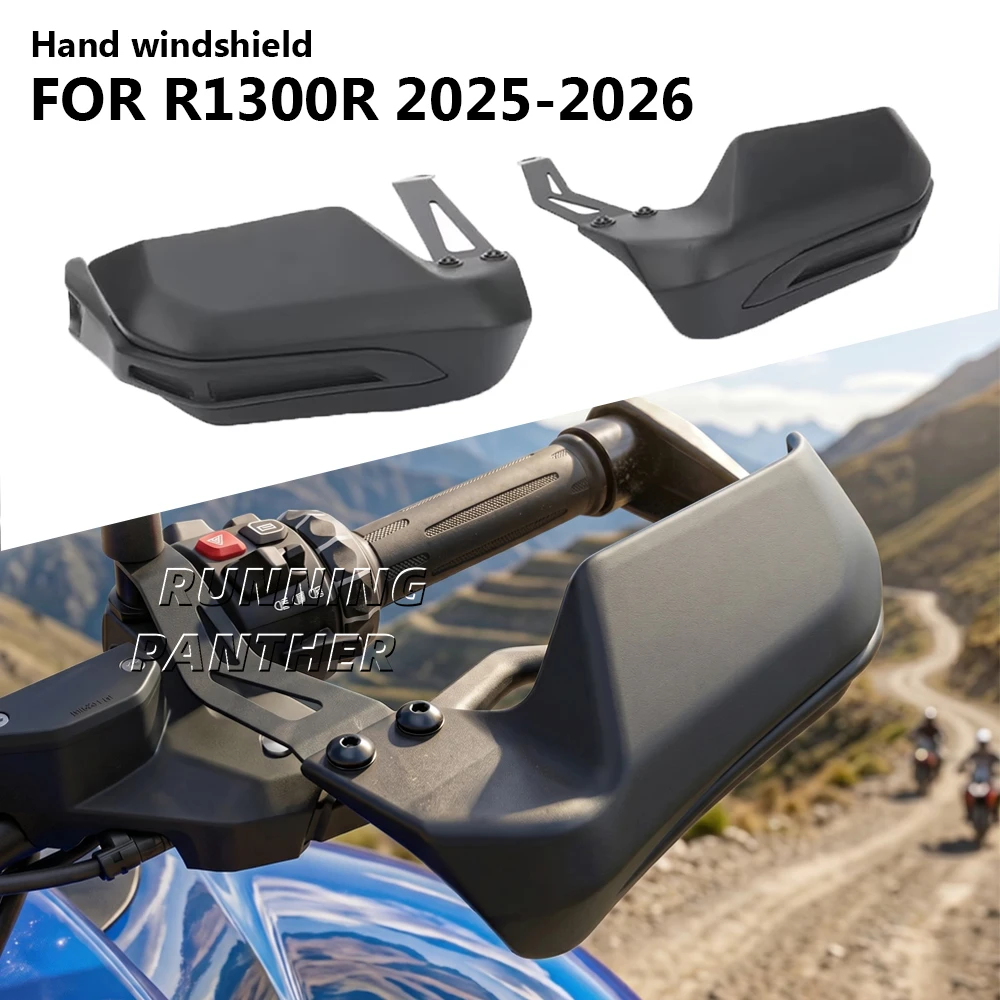 New Windshield Protector Hand Guards For BMW R1300R ABS Black Kit R1300 R 2025 2026 Motorcycle Accessories Front Handguards Pair