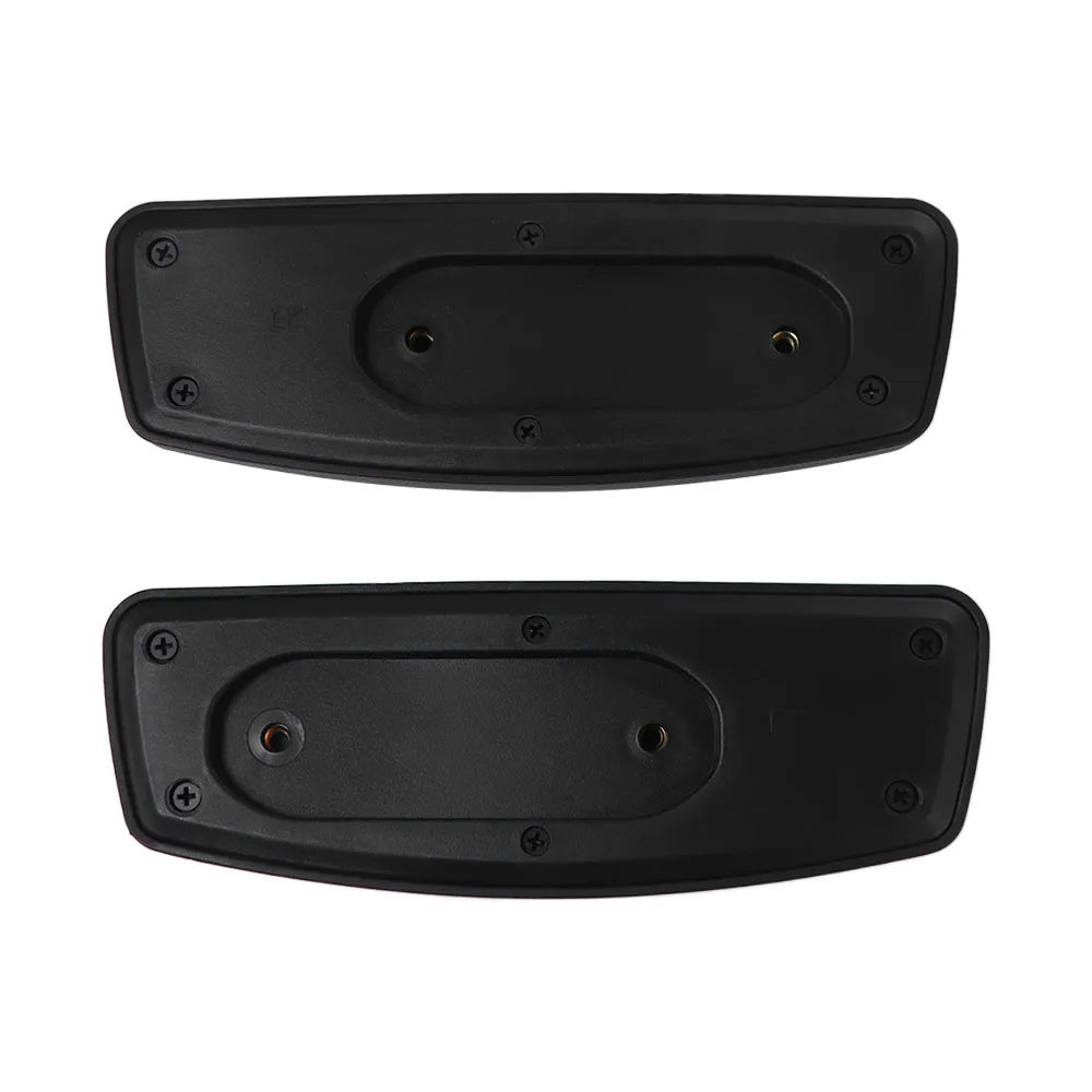 1 par de apoios de braço de substituição para cadeira de escritório, de fácil instalação, fixos/deslizantes, com furo de montagem, almofadas ergonômic
