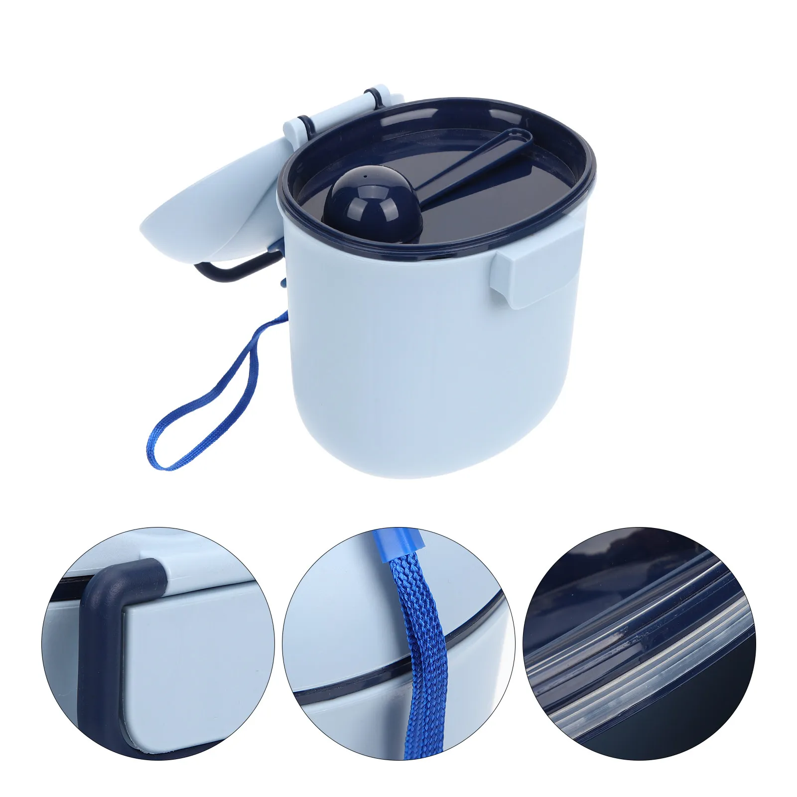 

Portable Baby Formula Dispenser Travel Milk Powder Container for Fresh Dry Storage Lightweight Compact Design Easy Pour Clean
