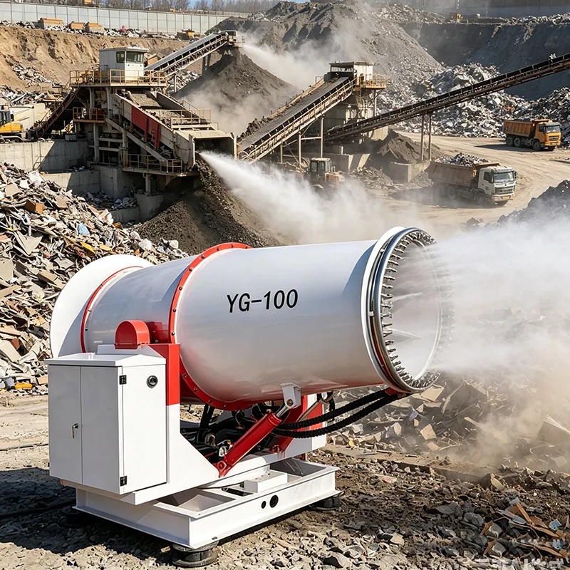 60M Wireless Remote Stationary Mist Cannon Long‑Distance Fog‑Cannon for Large‑Scale Mines