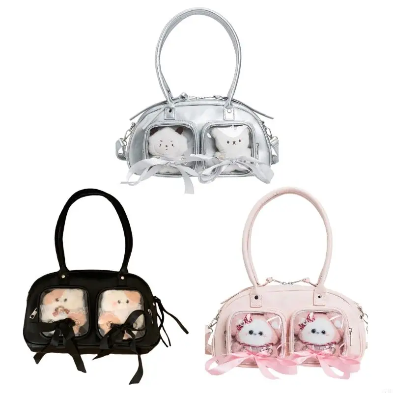 

L74F Clear Bag Fashion Ita Bag Shoulder Crossbody Bag Satchel Handbag