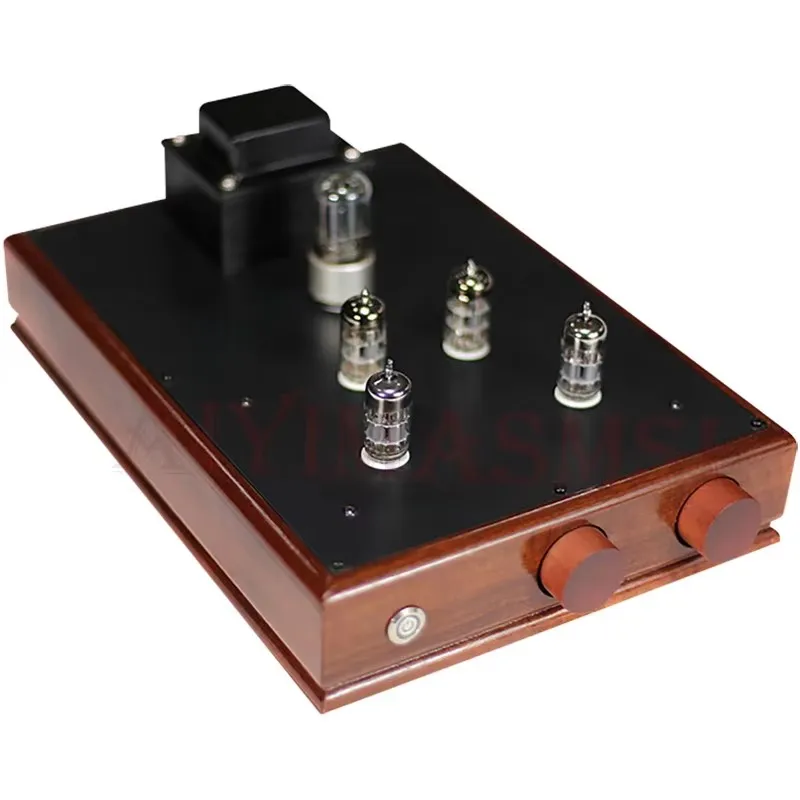 

AIYIMA SMSL Wada Shigeru 6Z5P 6X5 6N11 6DJ8 ECC88 Vacuum Tube Preamplifier Tube Rectifier ALPS Solid Wood Case Tube Preamp Audio