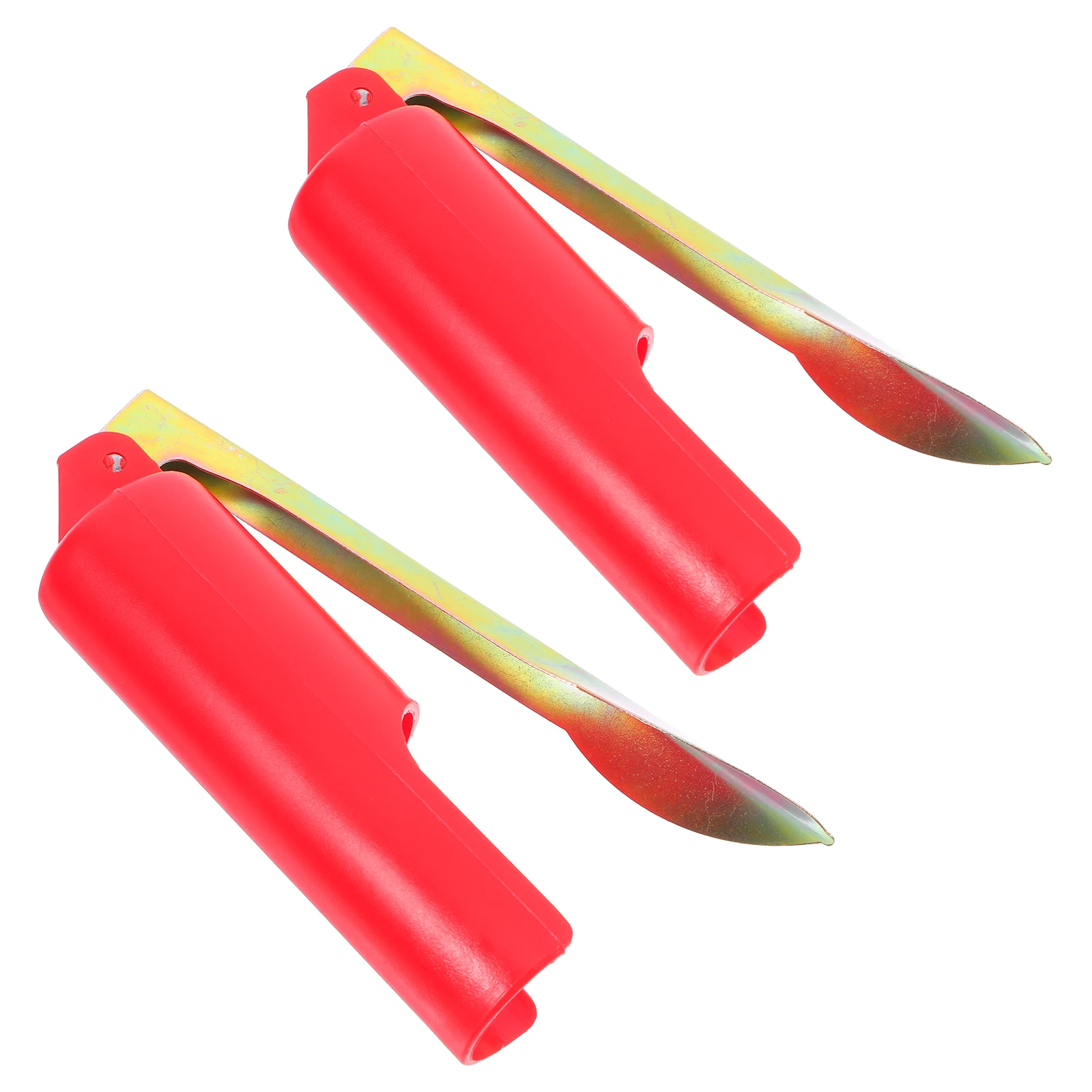 

Portable 32cm Red Fishing Rod Holder Stand Foldable PE Plastic Metal Ground Insert Design Stable Reliable Fish Rod Bracket