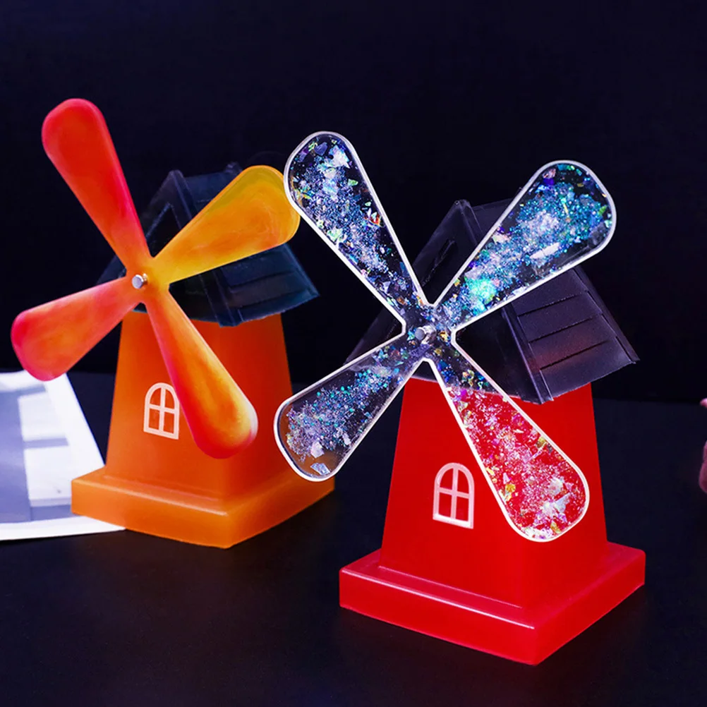 

1Set Silicone Rotating Windmill Mold DIY Non-Stick Flexible Silicone Mould for Resin Crafts Gift Handmade DIY Supplies