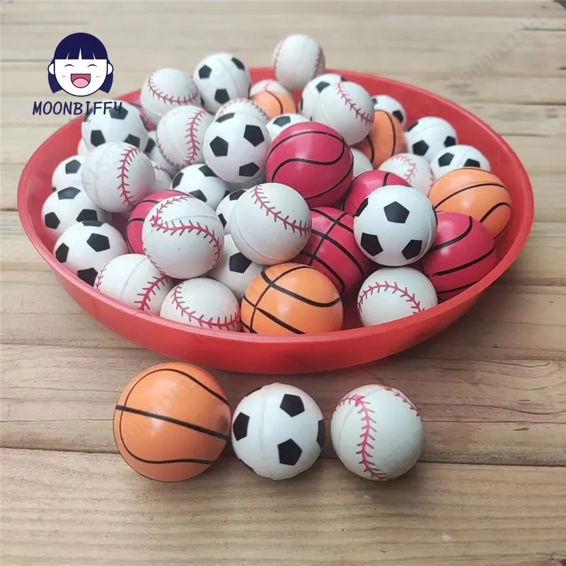 

5Pcs Baseball Football Bouncy Ball Toys Kids Birthday Party Favors Gifts for Guests Rubber Bouncing Ball Sports Outdoor Toys