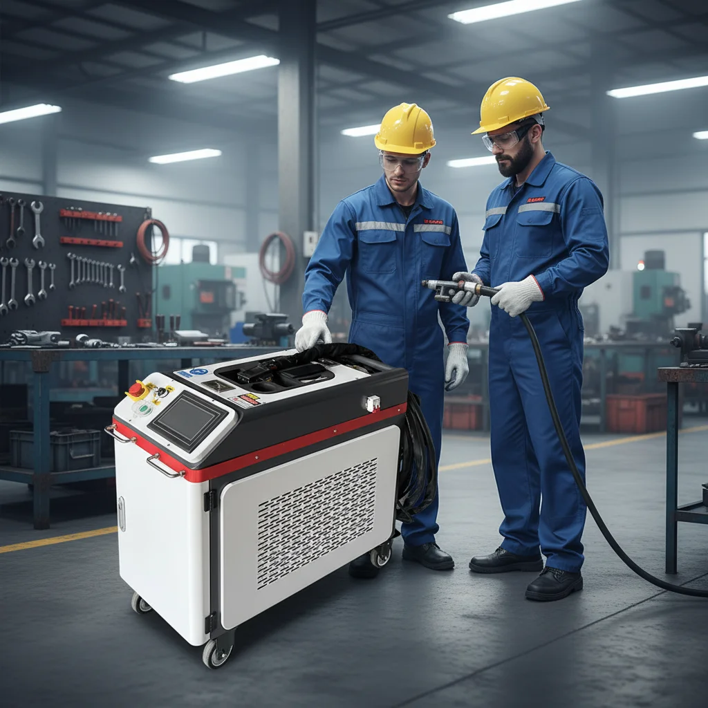200W 300W 500W 1000W Pulse Fiber Laser Cleaning Machine for Wood Paint Stone Metal Stainless Steel Aluminum