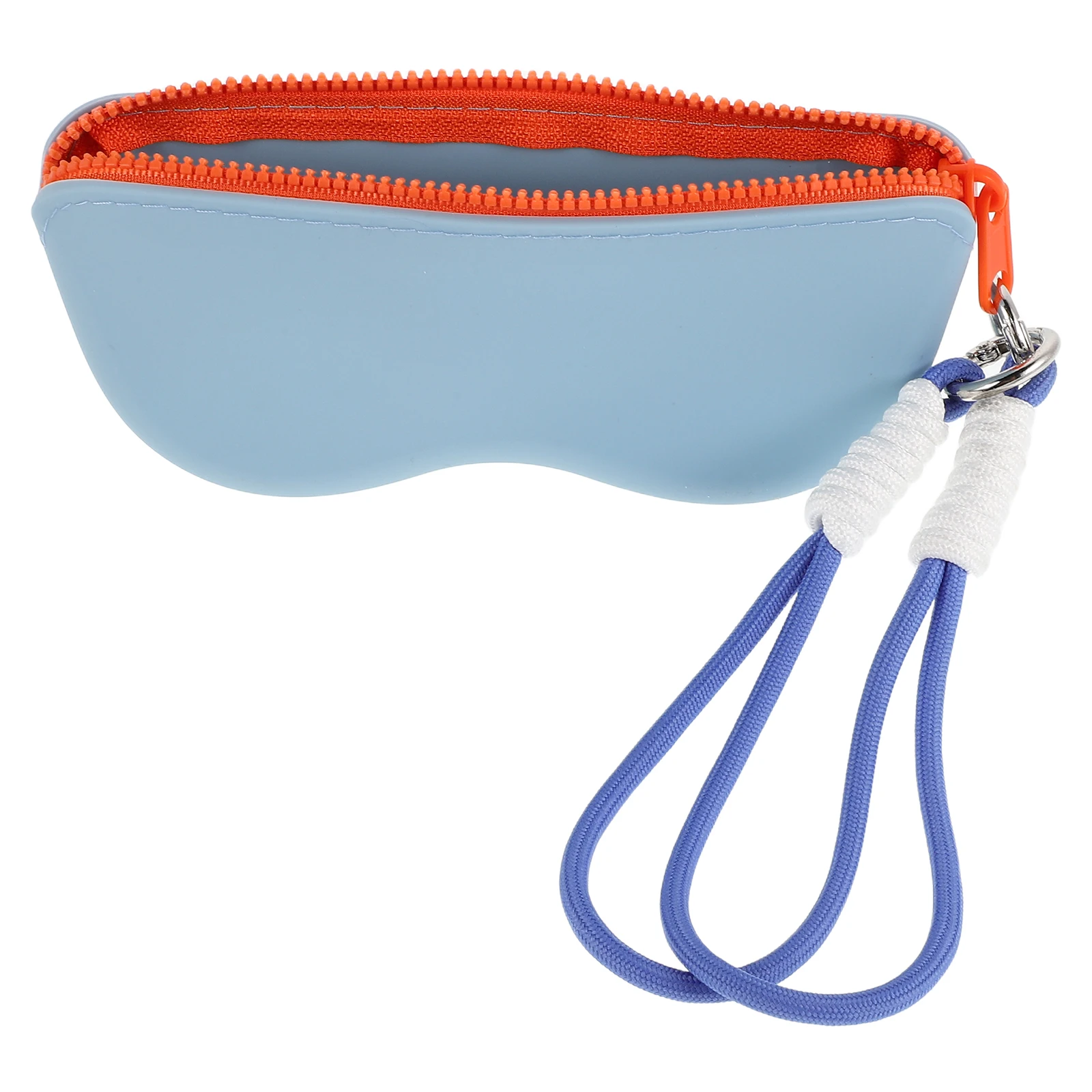 

Silicone Glasses Bag Eyeglass Storage Case Sunglass Protector Travel Holder Colorblocking Compact Lightweight Scratch Resistant