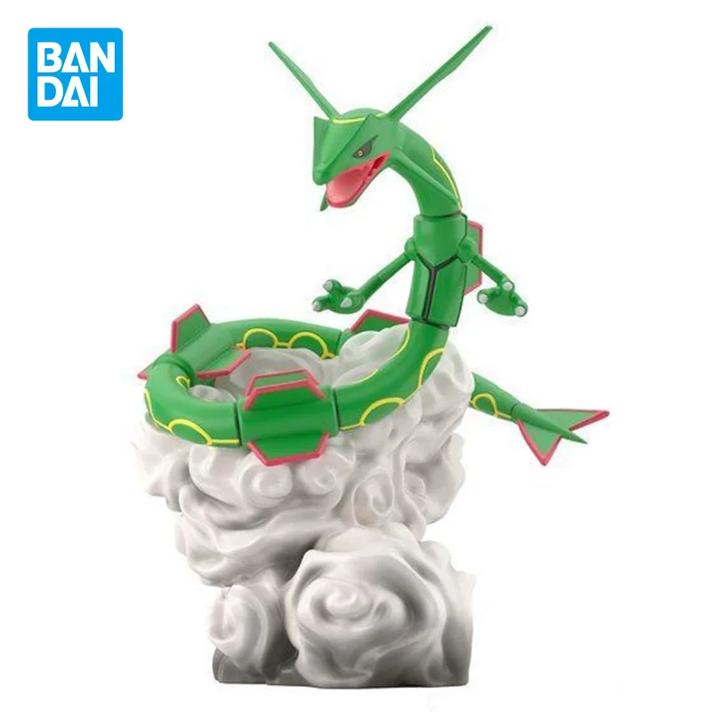 

Bandai Original Pokemon Anime Figure Rayquaza Scale World Action Figure Toys for Kids Gift Collectible Model Ornaments Dolls