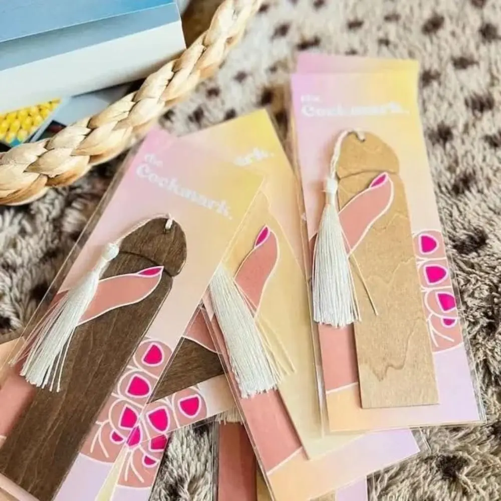 Mit Quaste Lesezeichen lustige Holz Handwerk Buch Clip Paginierung Zeichen Büro