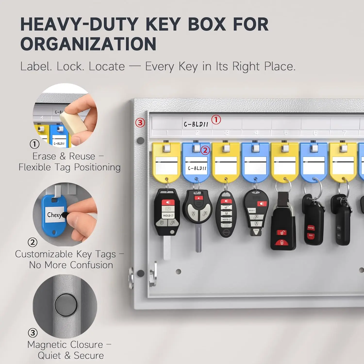 Thumbnail 4 - #39 Best Wall Mounted Key Safe Boxes to Buy In 2026