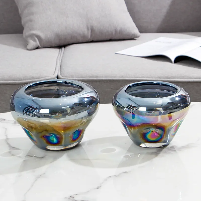 

Glass Vase Color Flower Arranger Hydroponic Accessories Flower Pot Flower Vase Terrarium Room Decoration Accessories