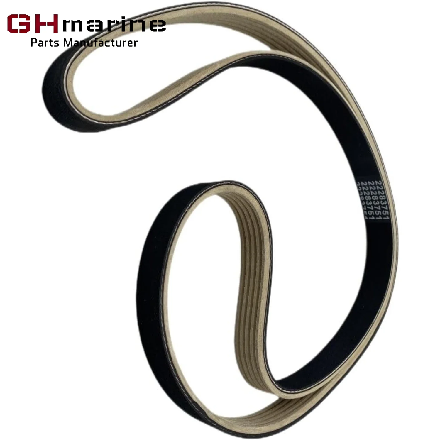 

V-Ribbed Serpentine Belt Replacement Parts V-Belt for Volvo Penta D3 Marine Engines 21141198 22283751