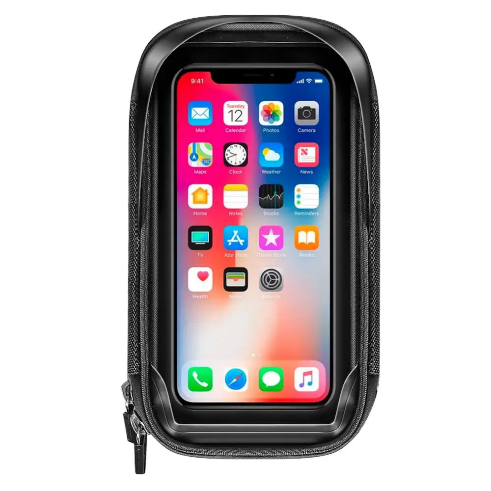 Inch Touch Screen Bags,MTB Cycling Bike Head Tube Bag, Handlebar Cell Mobile Phone Bag Case Holder For Bike