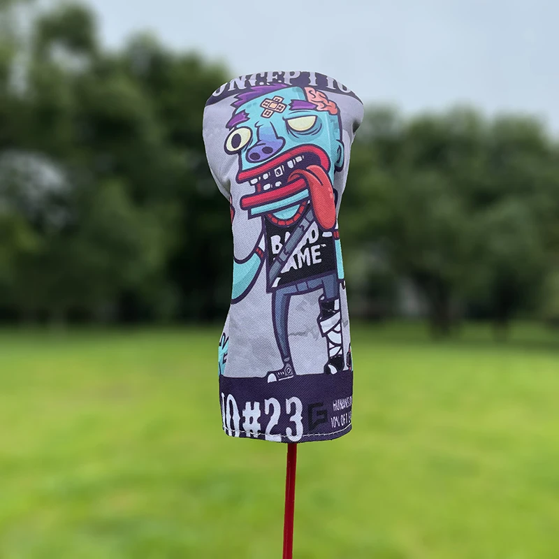 Biochemical zombies Golf Club #1 #3 #5 Wood Head covers Driver Fairway Woods Cover waterproof Head Covers Golf Putter Cover