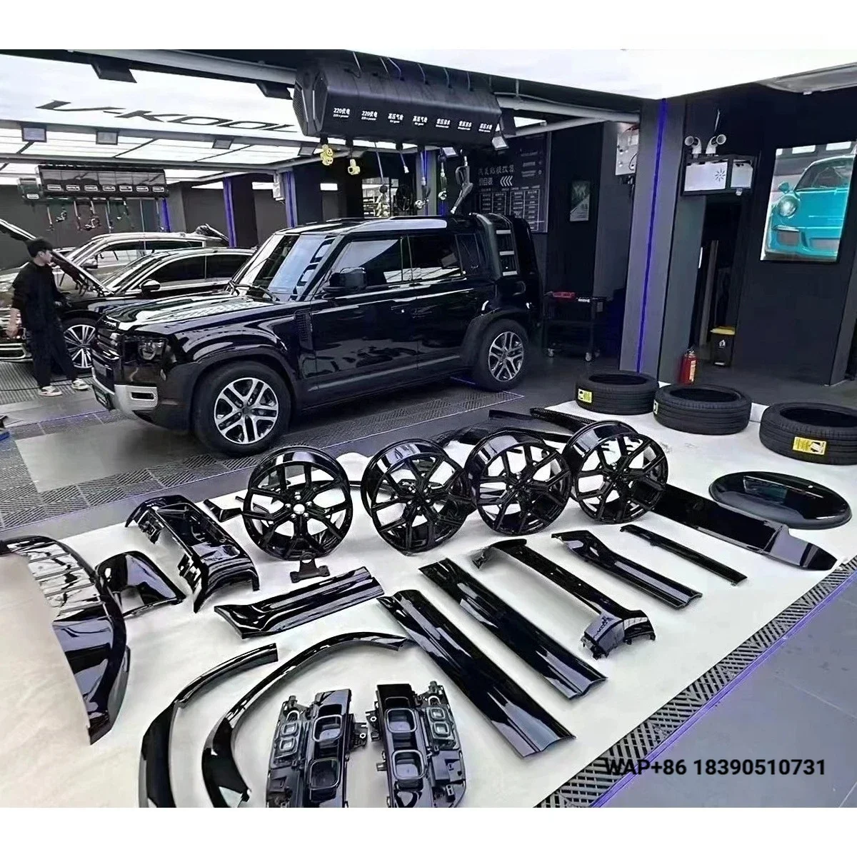 

Factory Wholesale Consist of Tire Cover Bumpers Body Kit for Defender 90/110/130 2020-2023 Alterated to 007 Edition