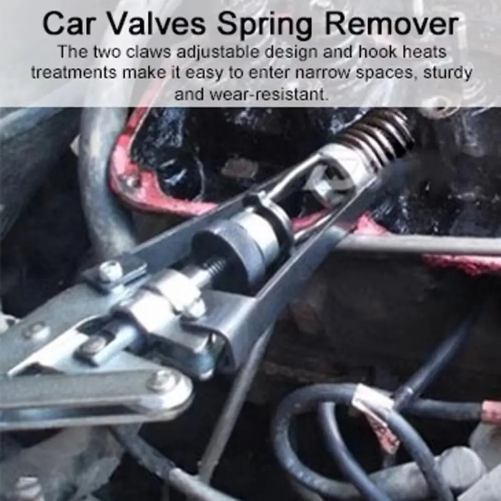 Carbon Steel Valve Spring Removal Tool Replacement Pull and Disassemble Valve Spring Remover Anti-rust Easily Installation
