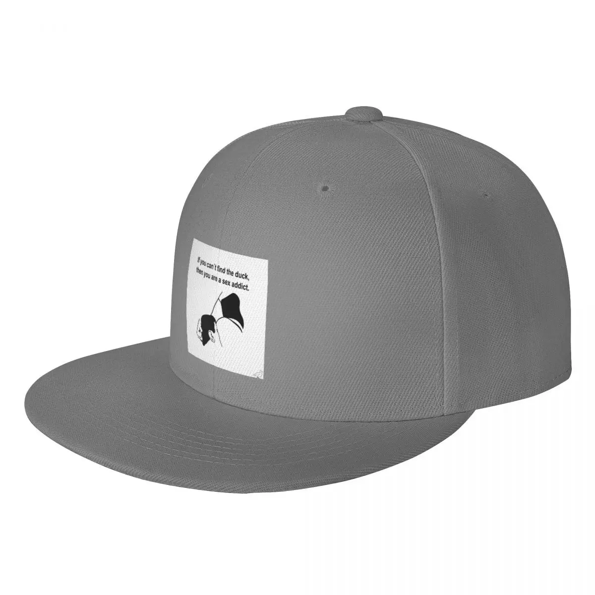 If You Can'T Find The Duck, Then You Are A Sex Addict. Funny Offensive Snapback Cap Baseball Caps